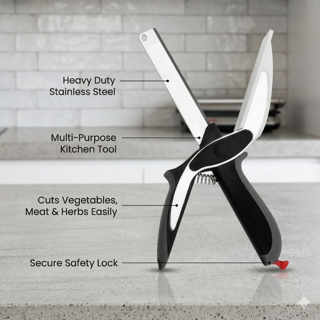 Smart Cutter All-in-One Kitchen Knife | One Tool, Multiple Uses | Sharp Stainless Steel Blade