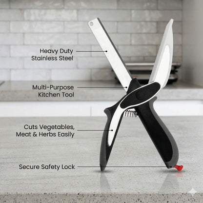 Smart Cutter All-in-One Kitchen Knife | One Tool, Multiple Uses | Sharp Stainless Steel Blade