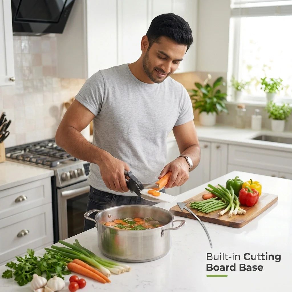 Smart Cutter All-in-One Kitchen Knife | One Tool, Multiple Uses | Sharp Stainless Steel Blade