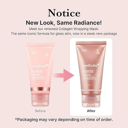 Medicube Collagen Overnight Wrapping Peel Off Facial Mask Pack of 1