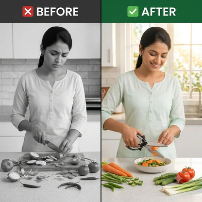 Smart Cutter All-in-One Kitchen Knife | One Tool, Multiple Uses | Sharp Stainless Steel Blade